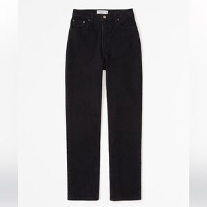 Abercrombie curve love ultra high rise 90s straight jean